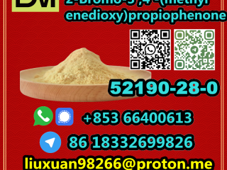 Manufacturer Supply Raw Material CAS 52190-28-0 2-Bromo-3',4'-(methylenedioxy)propiophenone