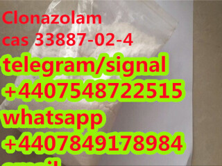 Hot selling Clonazolam  cas33887-02-4 telegram/signal+4407548722515