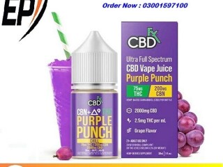 Original Delta-9 THC Vape Juice: Purple Punch (Indica) In Lahore - 03001597100